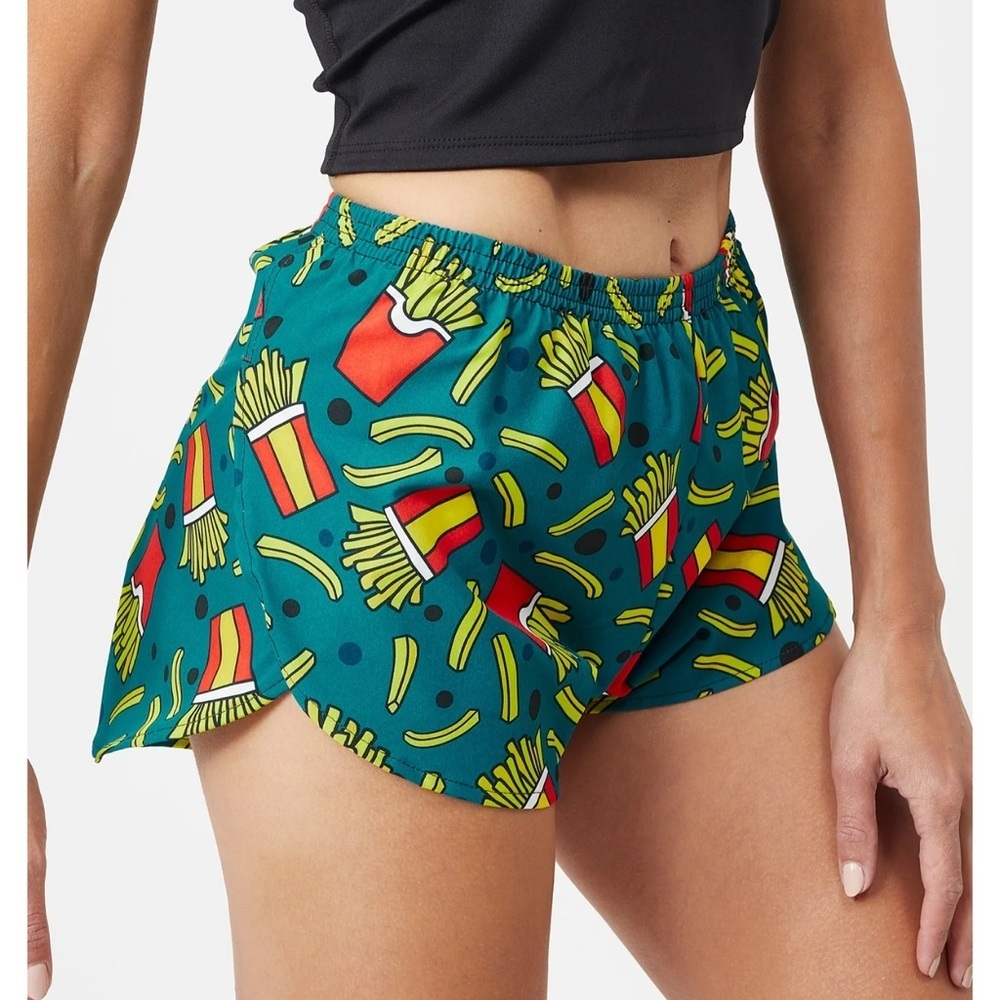 BOA Women's 1" Elite Split Short - French Fries size small NWOT